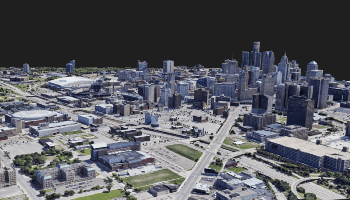 3D Model of Detroit