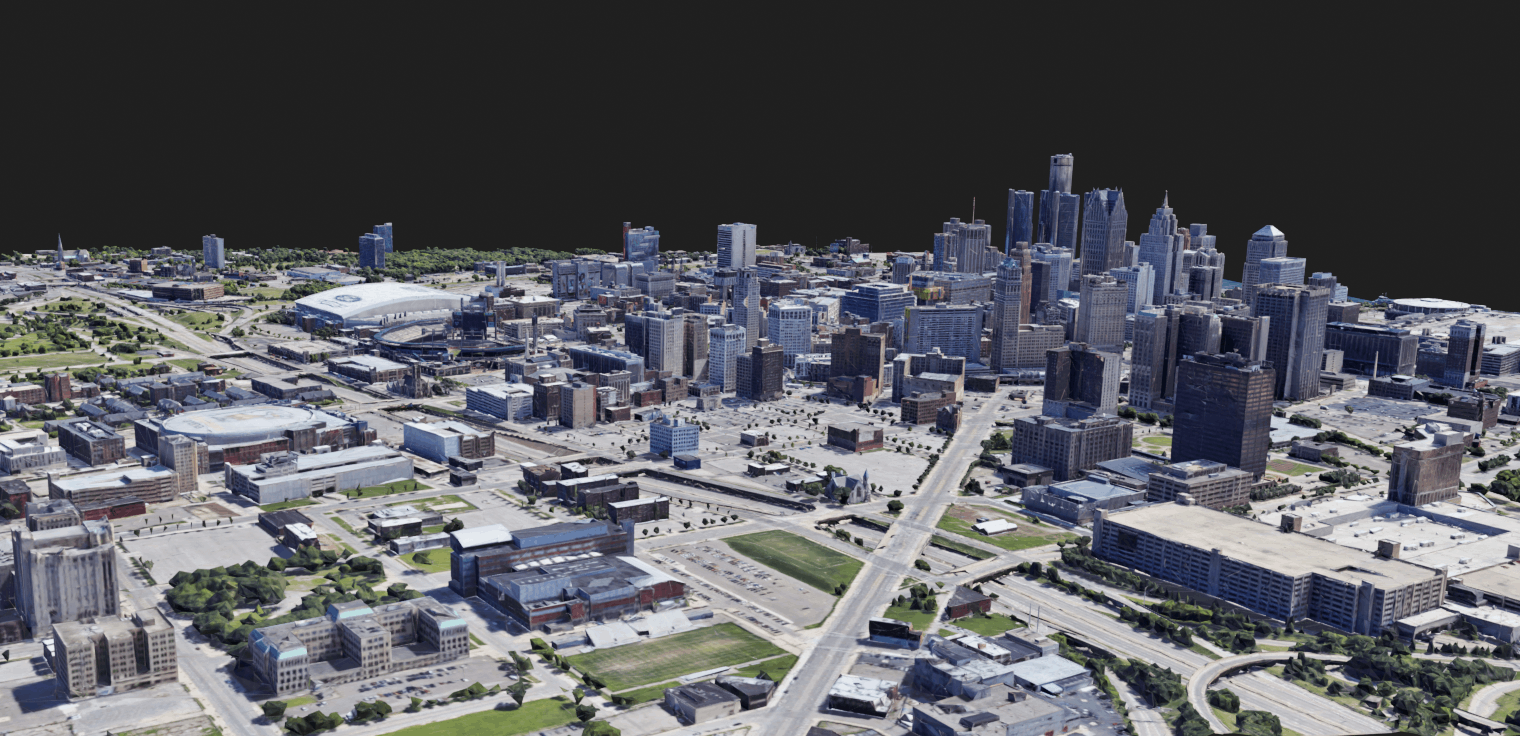 3D model of Detroit