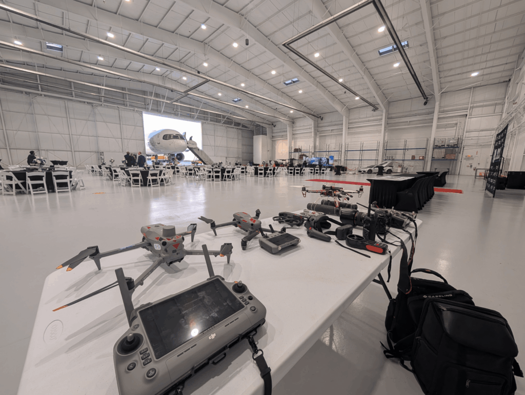 Airport Hanger Grand Opening Event